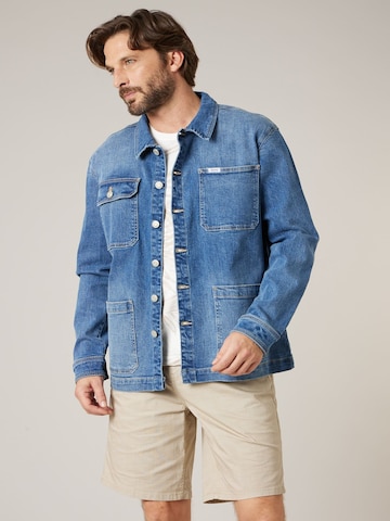 Deeluxe Tussenjas ' LAPAZ ' in Blauw: voorkant