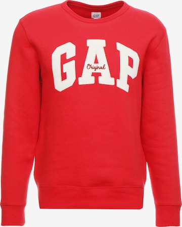 GAP Μπλούζα φούτερ σε κόκκινο: μπροστά