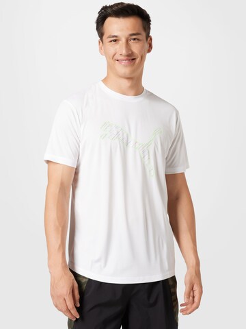 PUMA - Camiseta funcional en blanco: frente