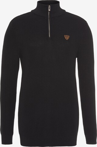 BRUNO BANANI Sweater in Black: front