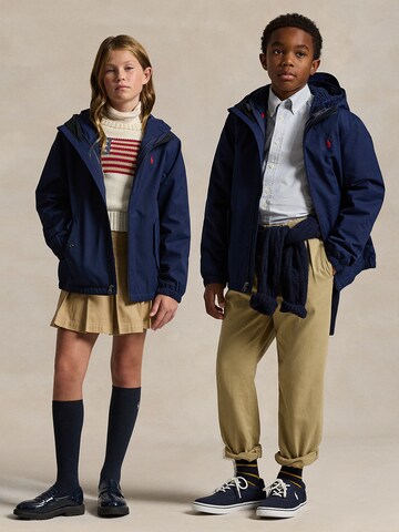 Polo Ralph Lauren Tussenjas in Blauw: voorkant