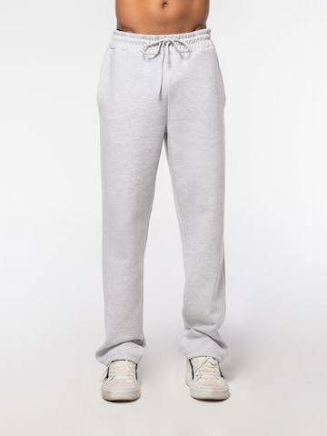 Loosefit Pantalon Eoselio en gris : devant