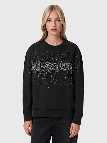 AllSaints Sweatshirt 'ETTA' i svart: framsida