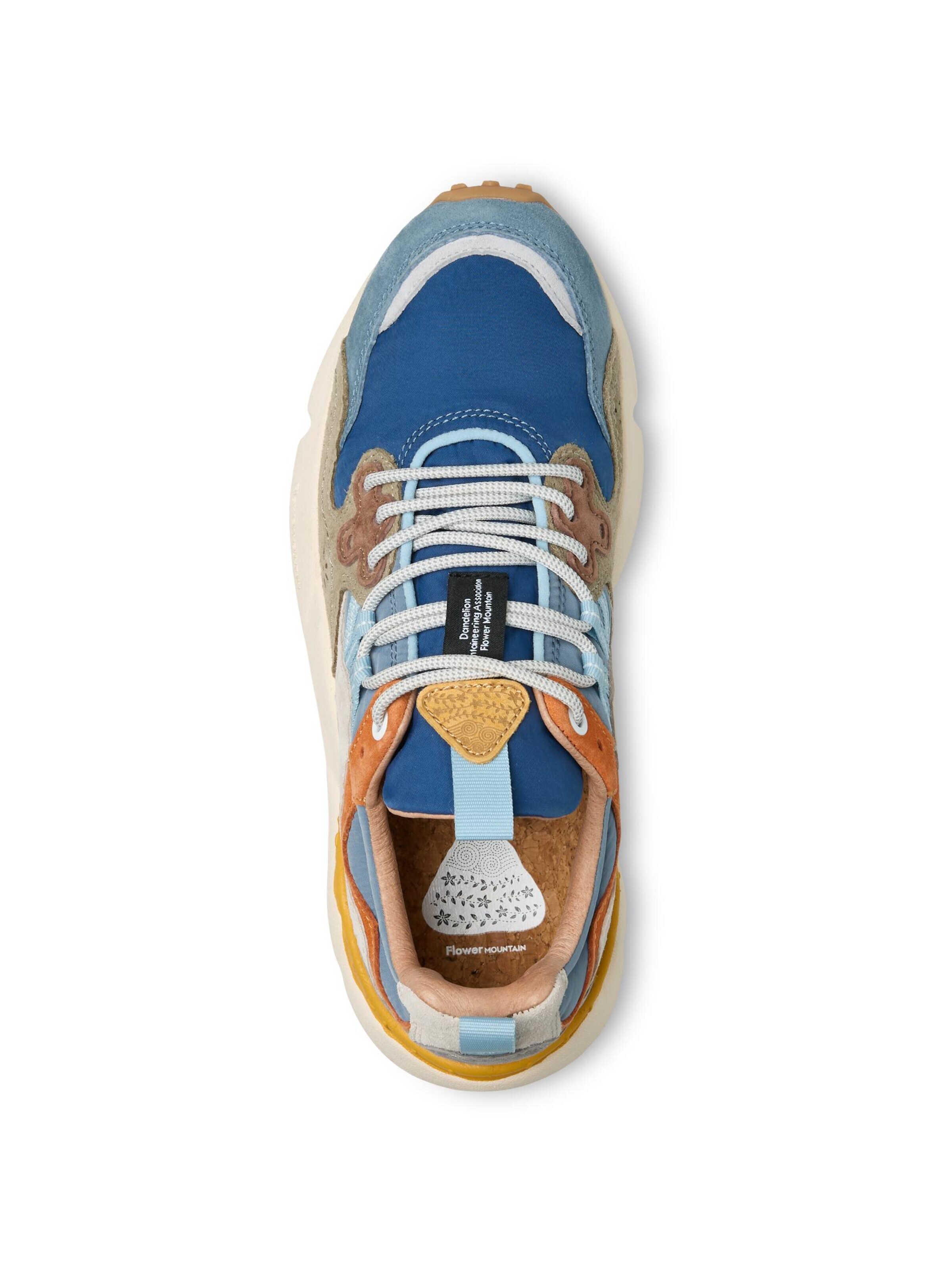 Baskets basses 'YAMANO 3 UNI' Flower Mountain en bleu