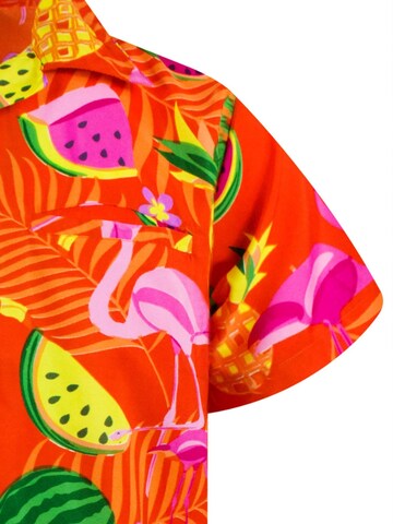 Maglietta 'Flamingo Melone' di King Kameha in arancione