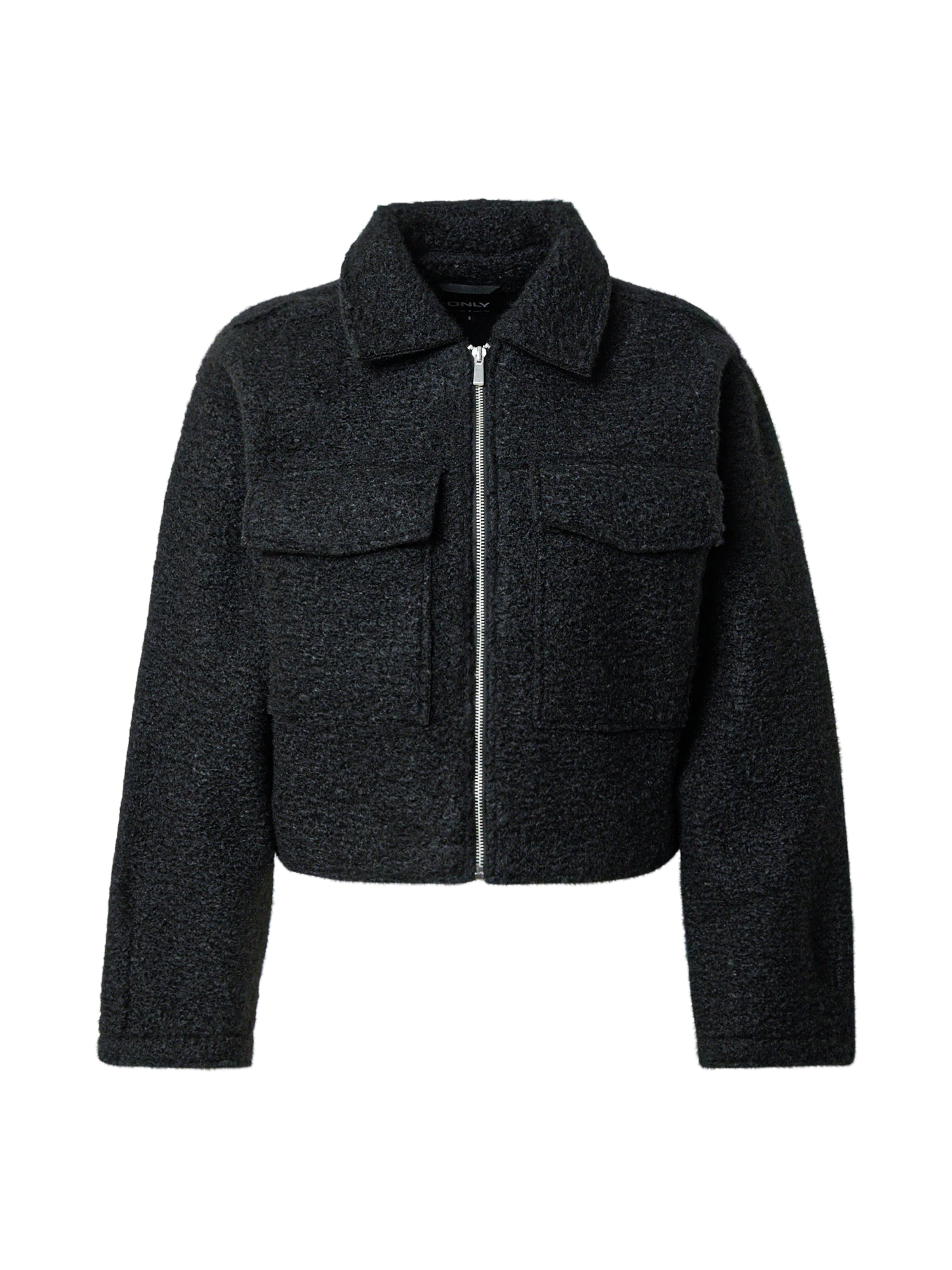 ONLY - Casaco meia-estação 'ONLSIERRA' em preto: frente