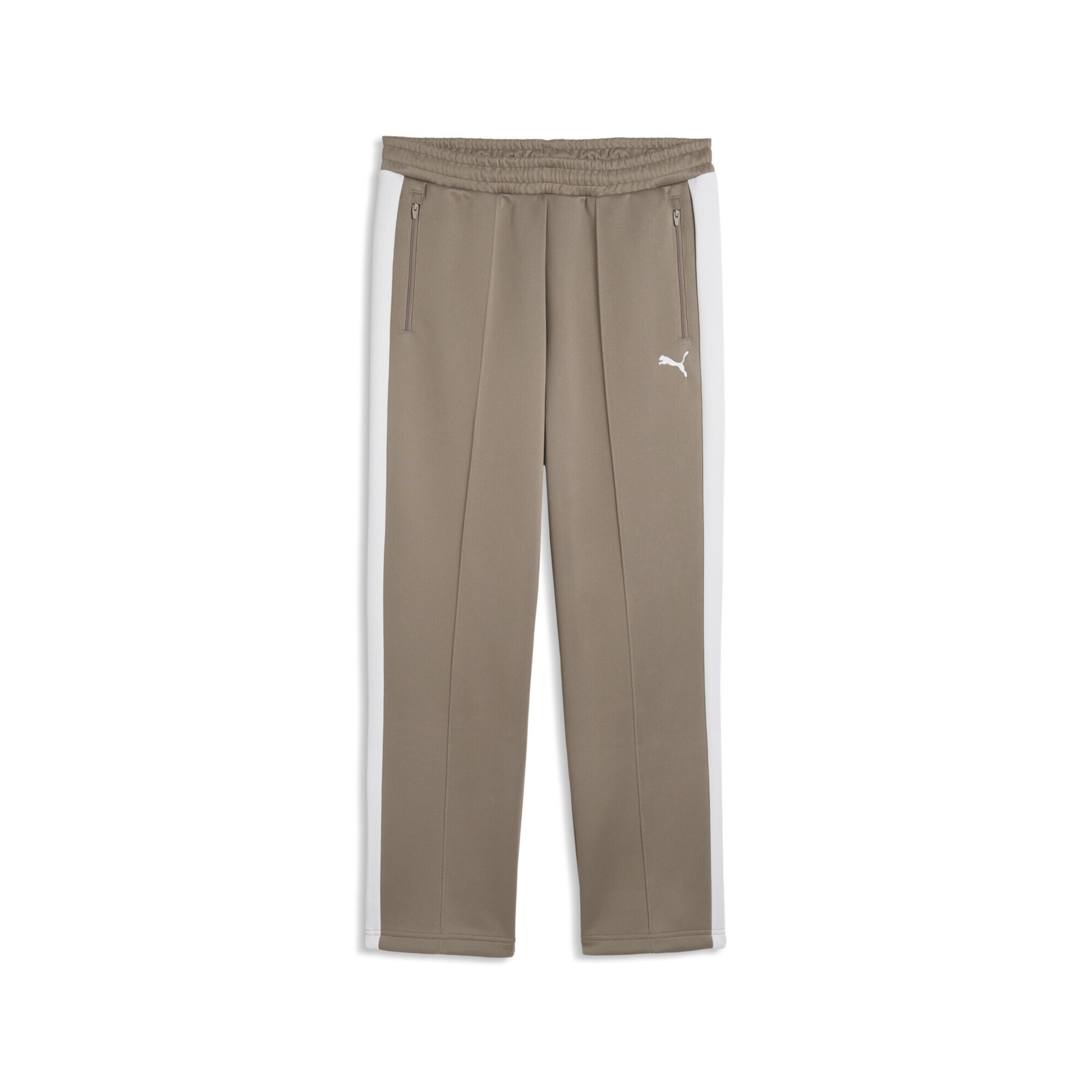 PUMA Workout Pants 'T7 ALWAYS ON' in Beige: front