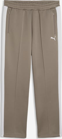PUMA Workout Pants 'T7 ALWAYS ON' in Beige: front