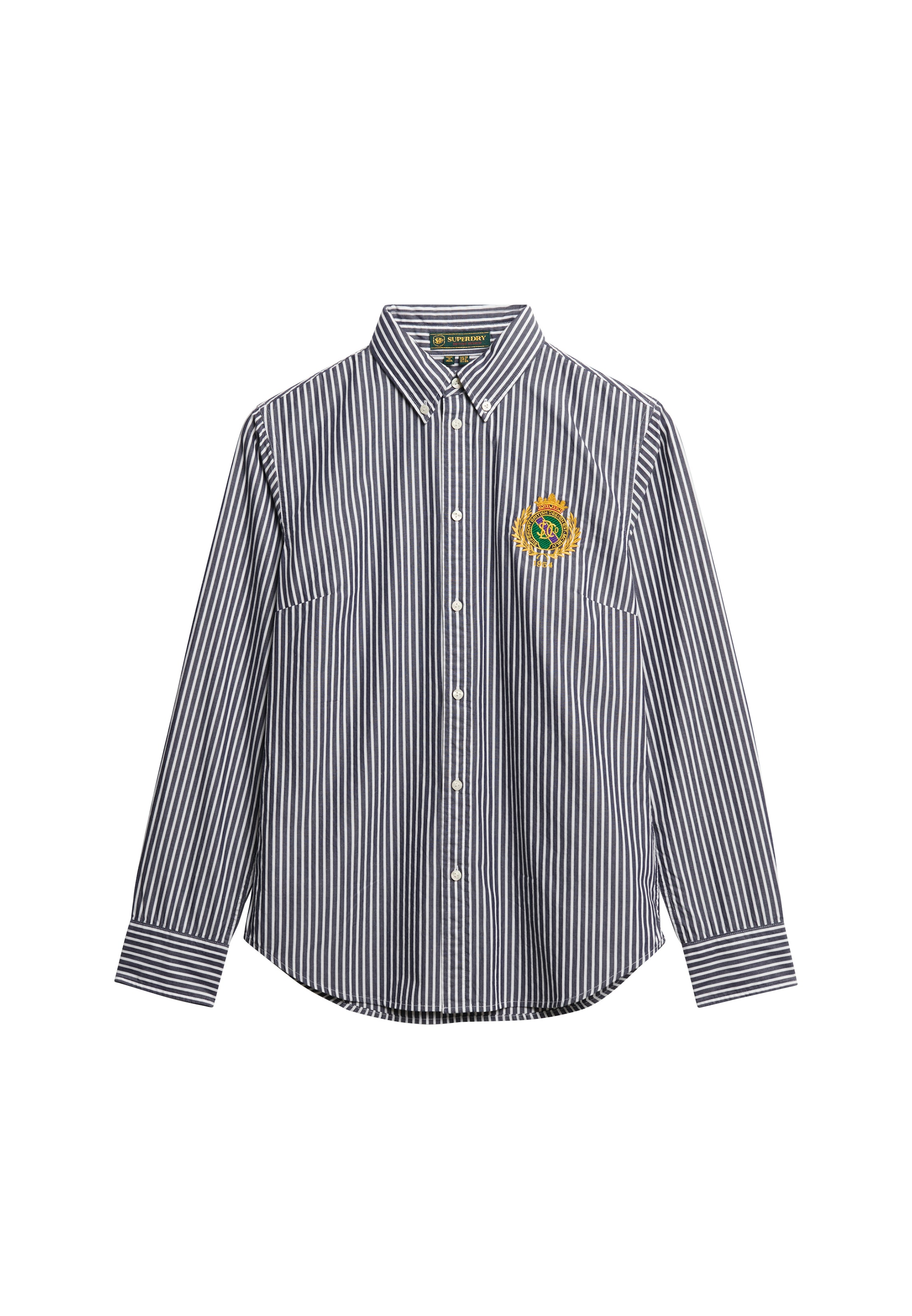 Superdry Blouse in Blauw: voorkant