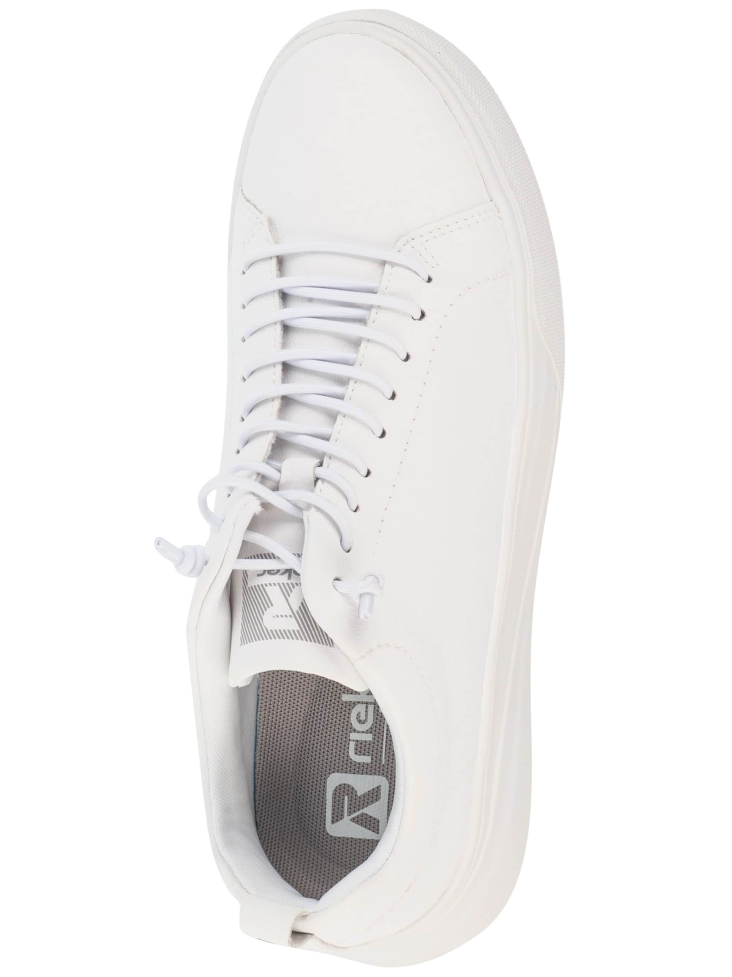 Baskets basses 'Rieker Sneakers W2301' Rieker en blanc