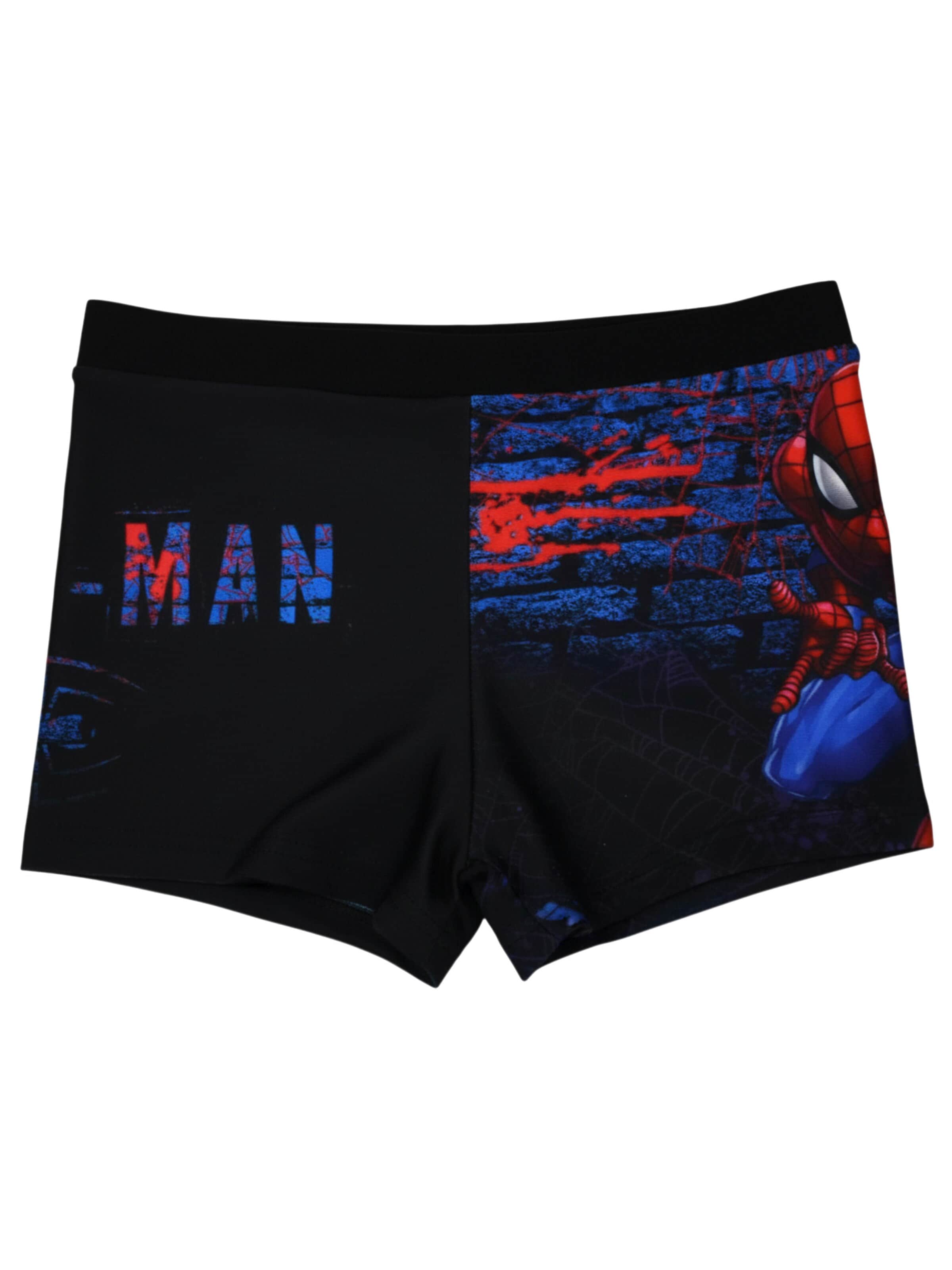 SPIDERMAN Swim Trunks 'Marvel' in Black: front
