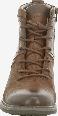 JOSEF SEIBEL Lace-Up Ankle Boots 'SELENA' in Brown