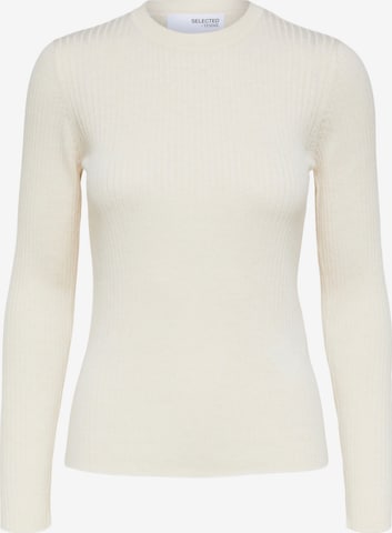 SELECTED FEMME - Pullover 'Lydia' em branco: frente