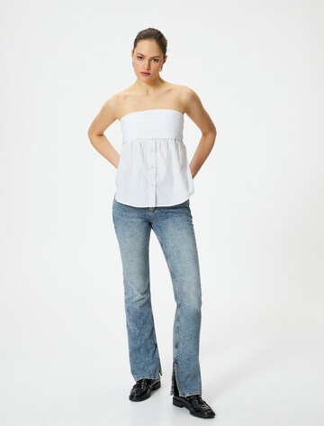Koton Bootcut Jeans in Blauw