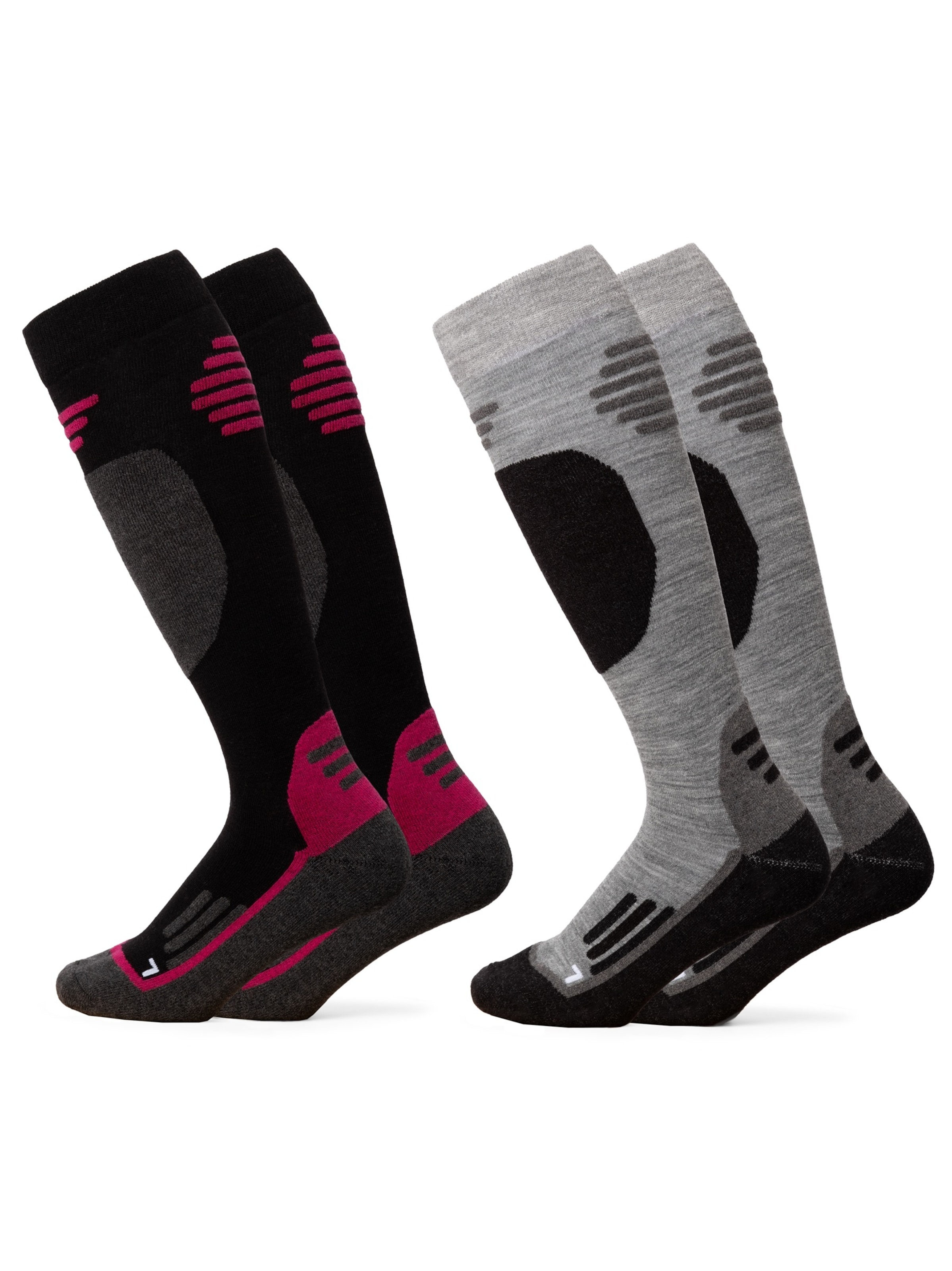 Occulto - Calcetines deportivos 'Merino Toni' en gris: frente