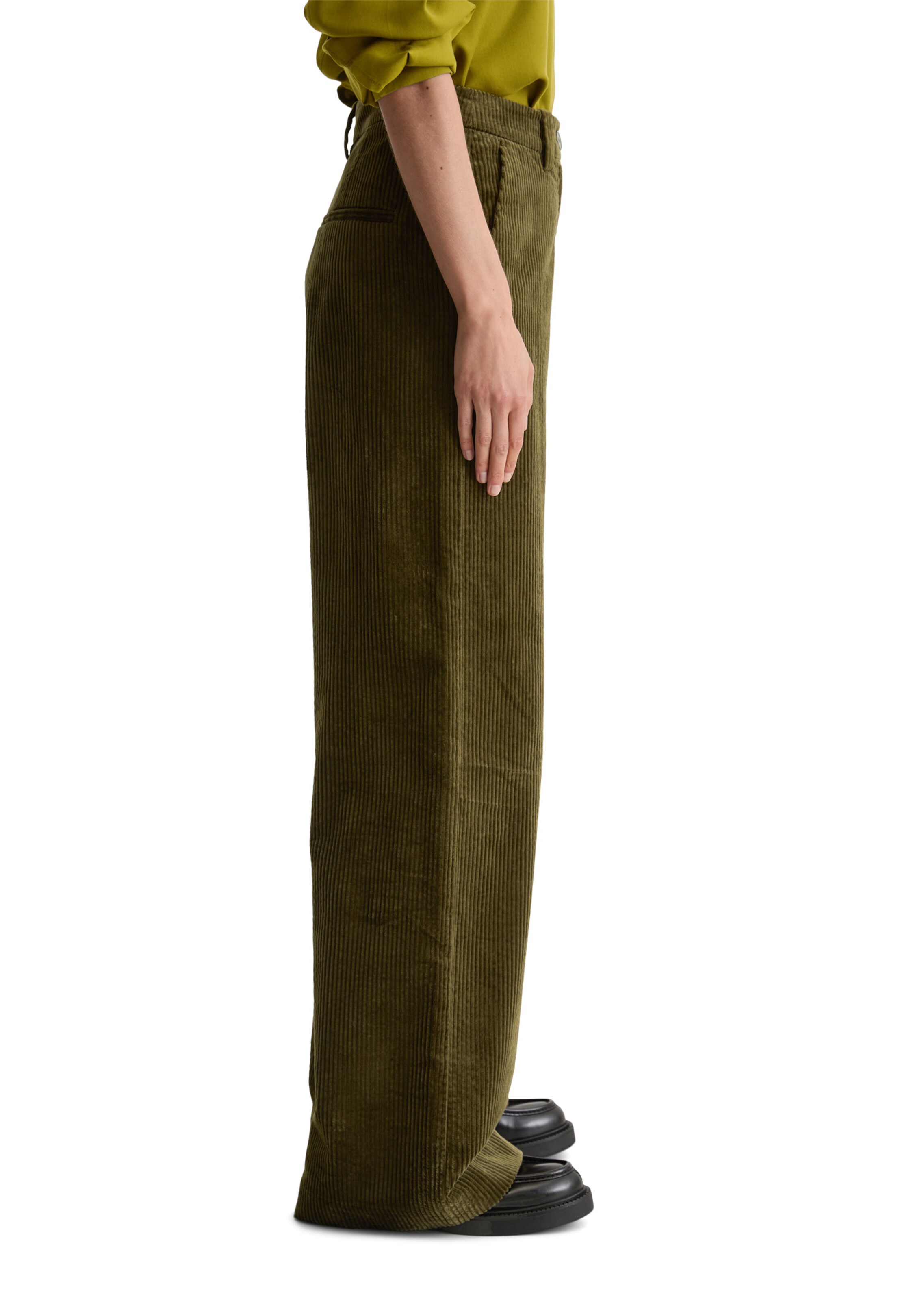 Wide Leg Pantalon Marc O'Polo en vert
