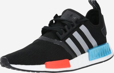 ADIDAS ORIGINALS Ниски маратонки в черно / сребърно, Преглед на продукта