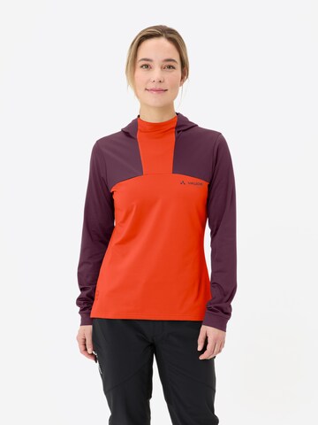 VAUDE Pullover ' Qimsa Hoody' in Rot: Vorderseite