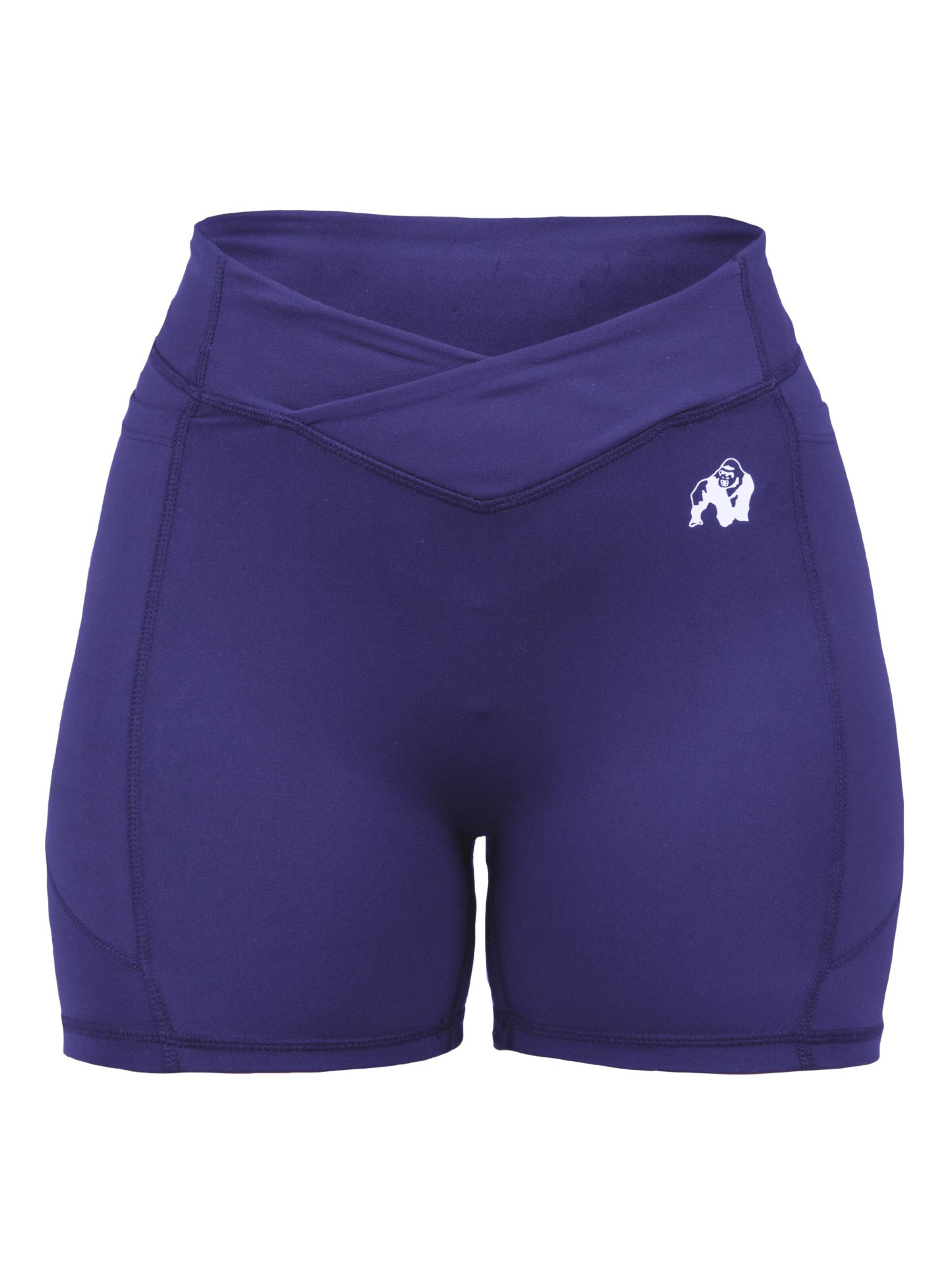 Slimfit Pantaloni sportivi di Gorilla Wear in lilla: frontale