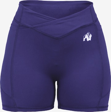 Pantaloni sportivi di Gorilla Wear in lilla: frontale
