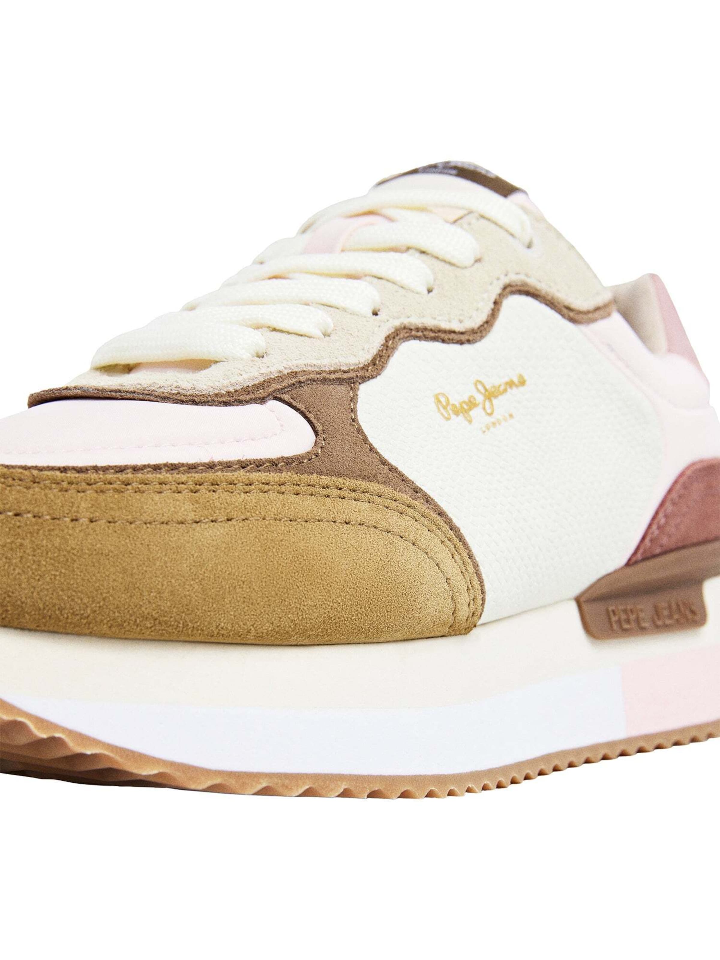 Sneaker bassa 'Rusper Snake' di Pepe Jeans in bianco