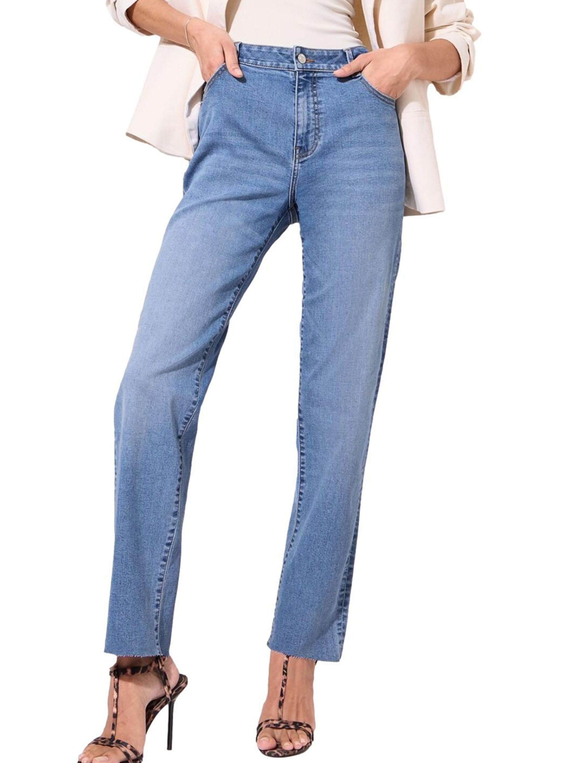 Loosefit Jean Friends Like These en bleu : devant