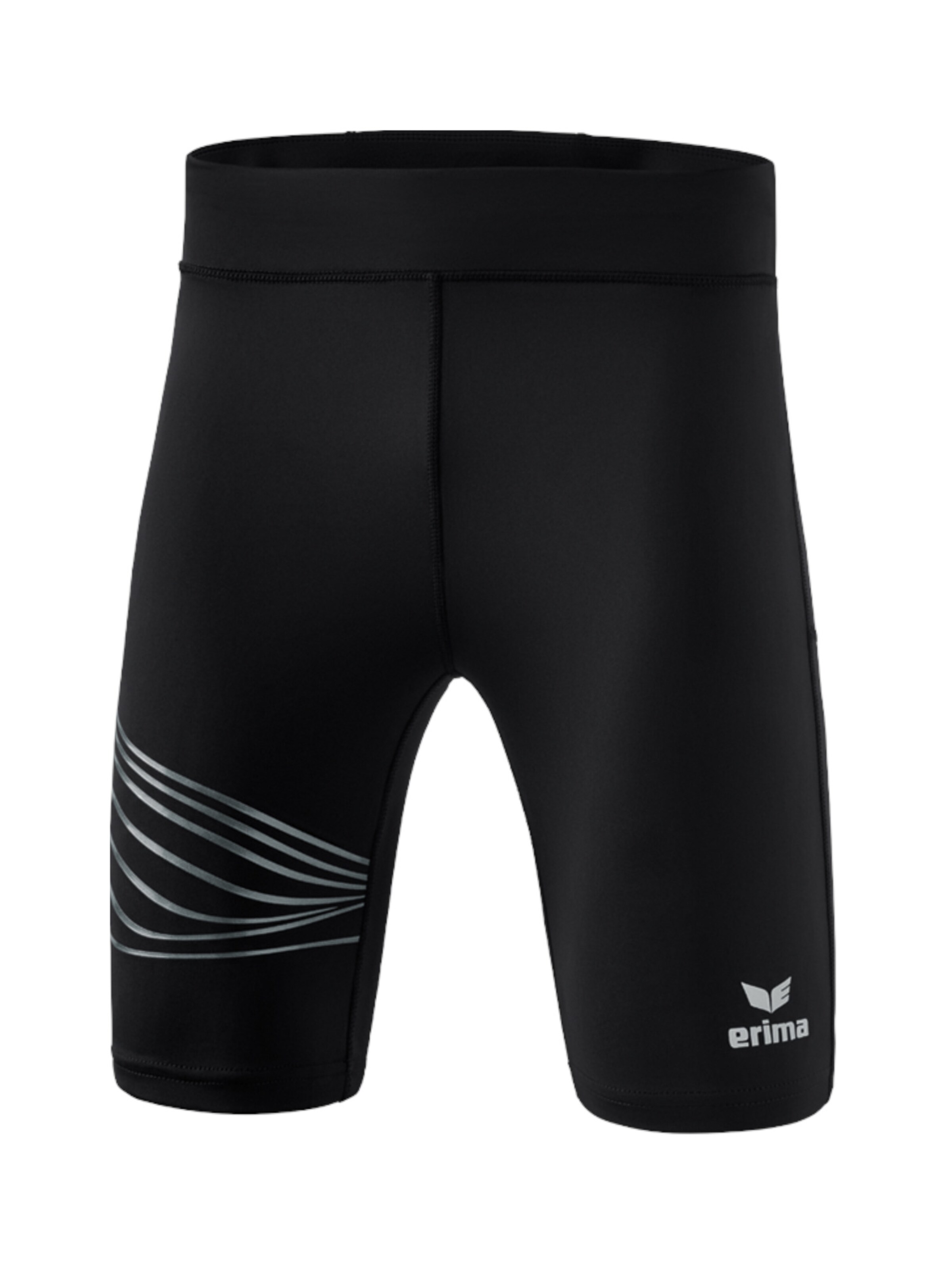 ERIMA Skinny Sportshorts in Schwarz: Vorderseite
