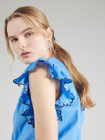 Chemisier 'Frill' Marks & Spencer en bleu