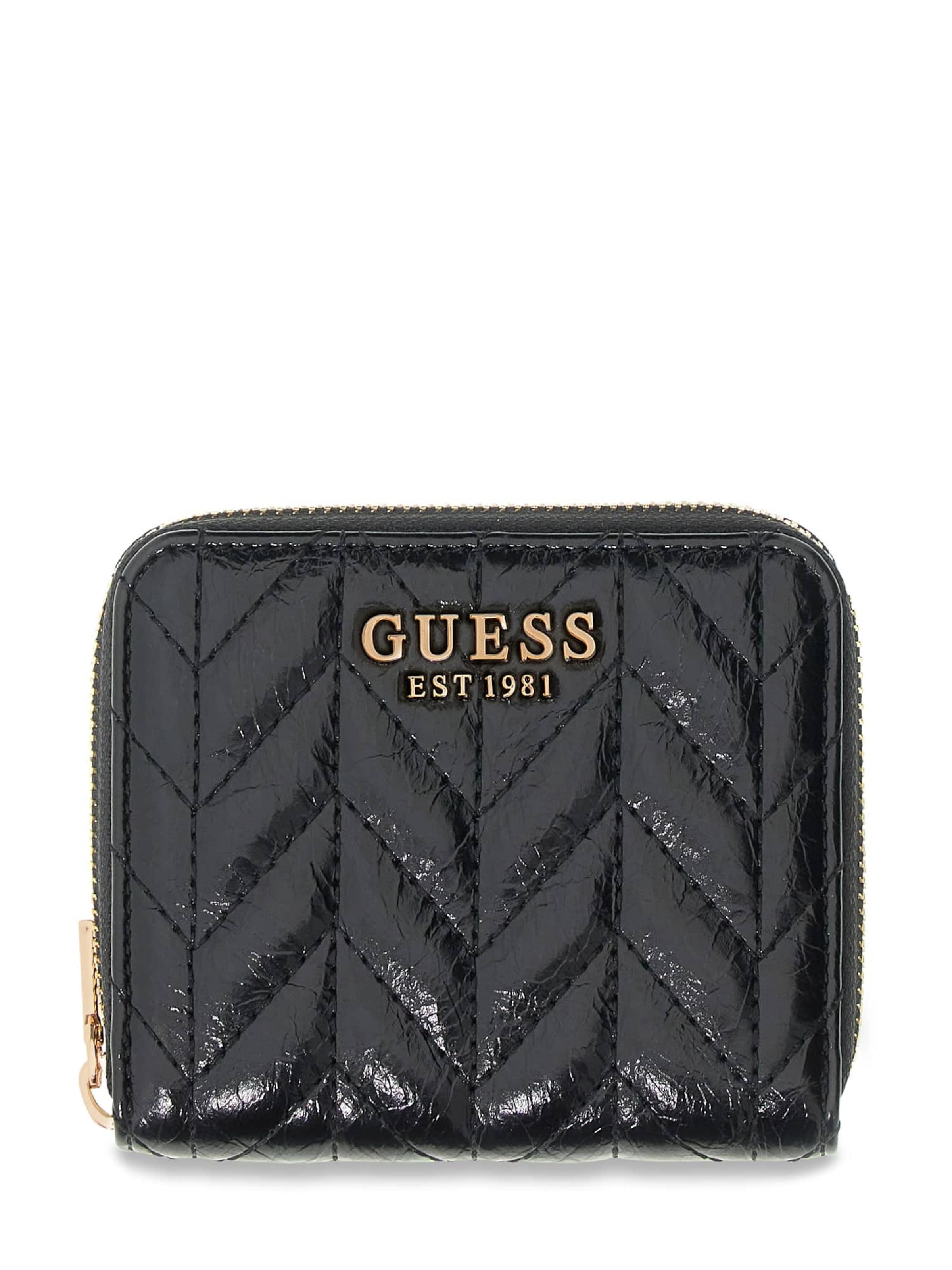 GUESS Wallet 'Cheryl' in Black: front
