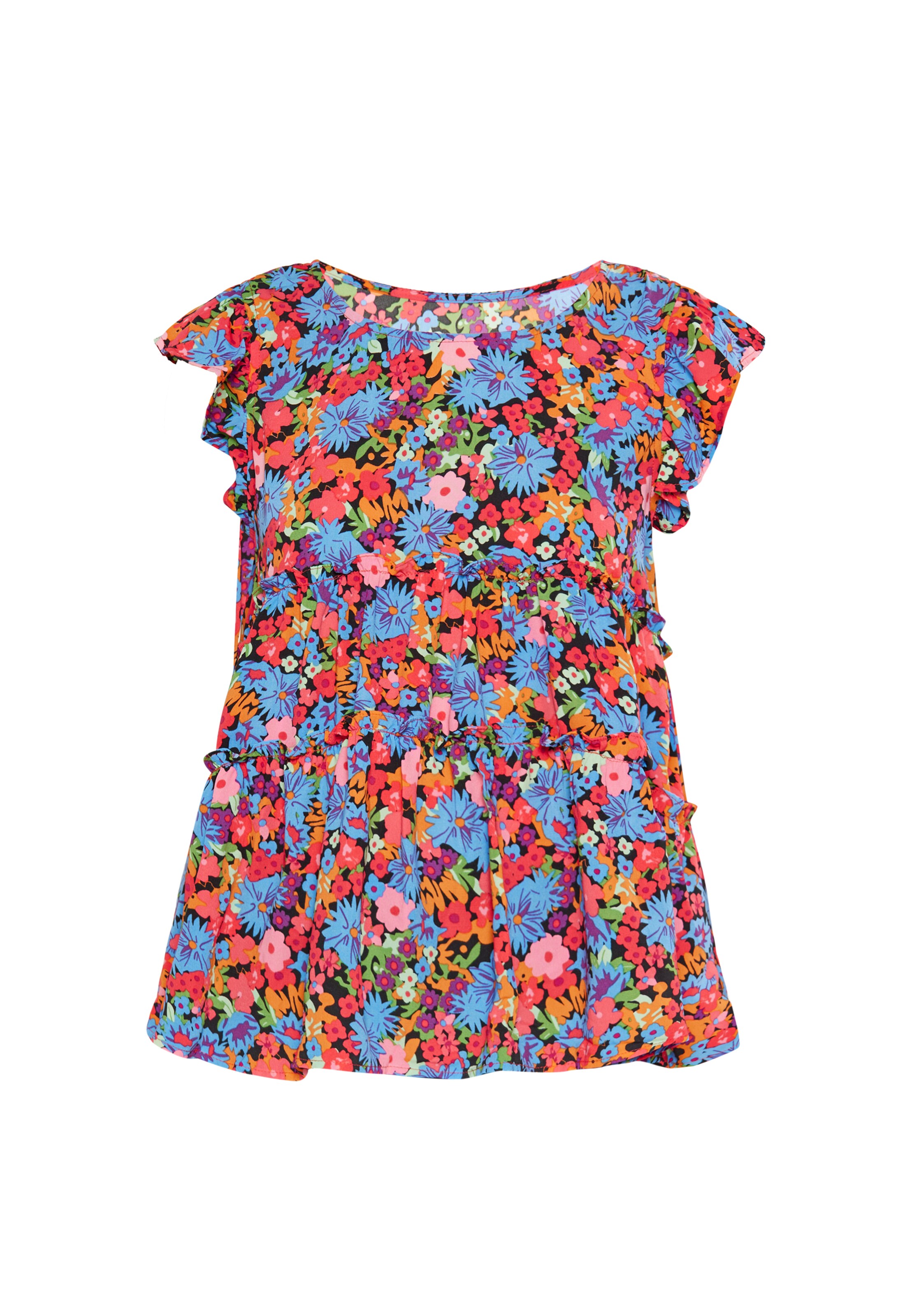 Camicia da donna di Usha in colori misti: frontale