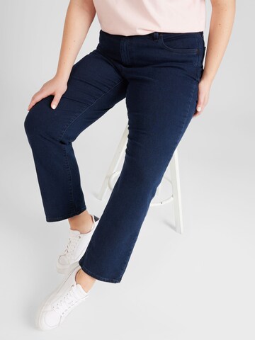 Levi's® Plus Szabványos Farmer '724 PL HR Straight' - kék: elől