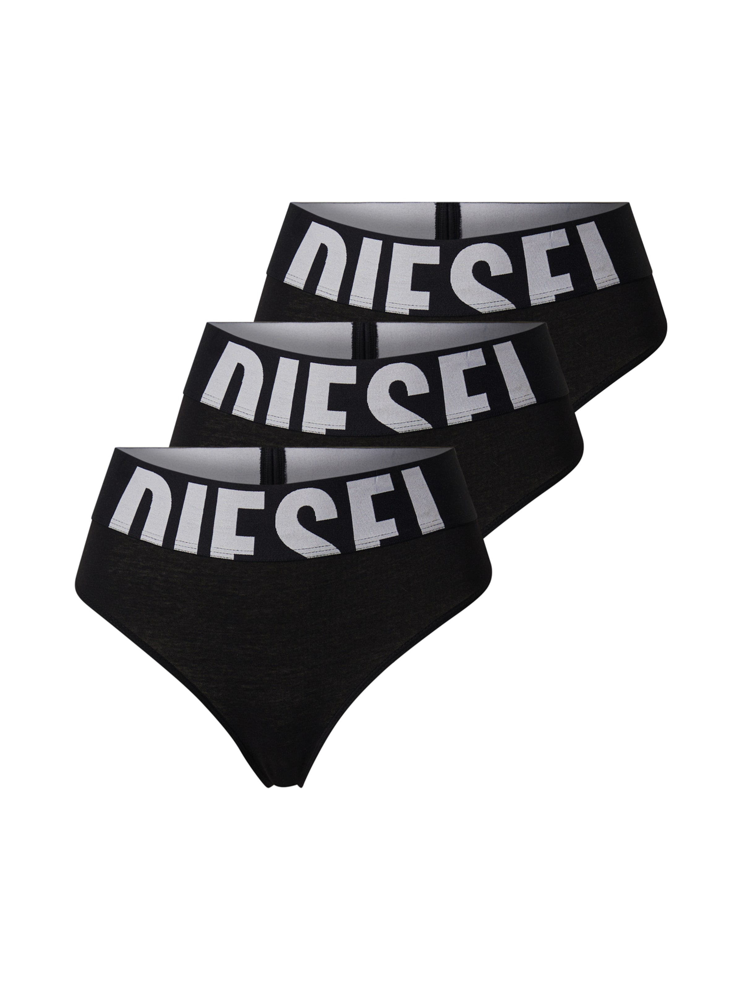 DIESEL String 'STARS' in Black: front
