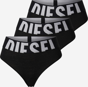 DIESEL Tangá 'STARS' - Čierna: predná strana