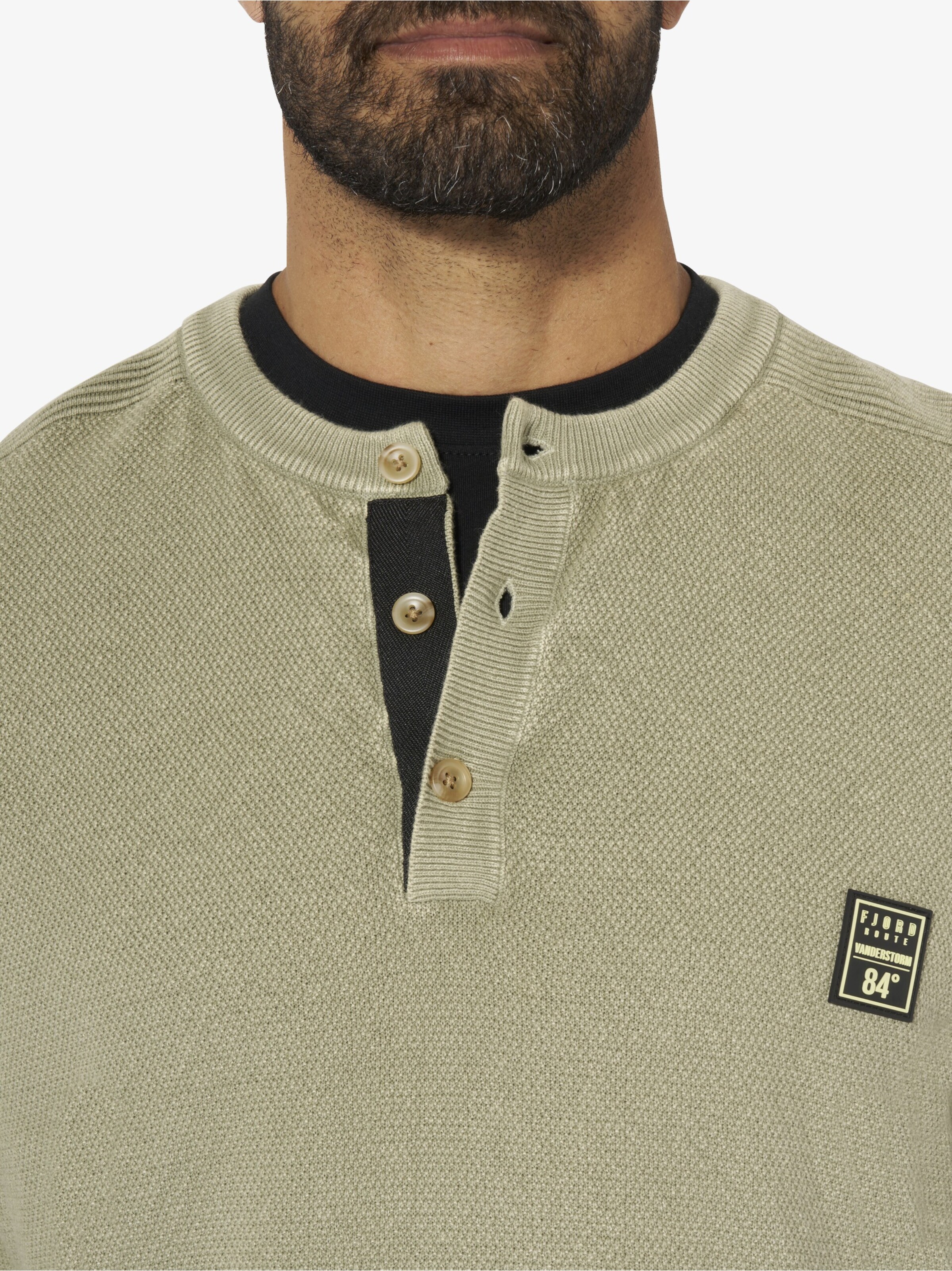 Jan Vanderstorm Pullover 'Wolfhard' in Grün