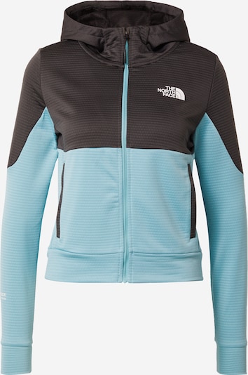 THE NORTH FACE Athletic fleece jacket in Light blue / Dark blue / White, Item view