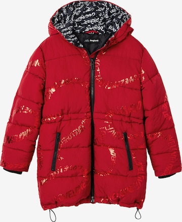 DesigualPrijelazna jakna - crvena boja: prednji dio