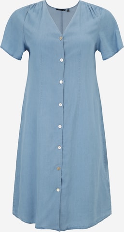 Vero Moda Curve Kleid in Blau: predná strana