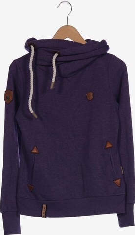 naketano Sweatshirt & Zip-Up Hoodie in S in Purple: front