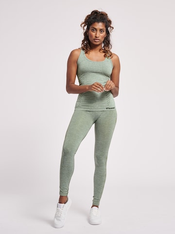 Skinny Pantaloni sportivi 'Ci' di Hummel in verde