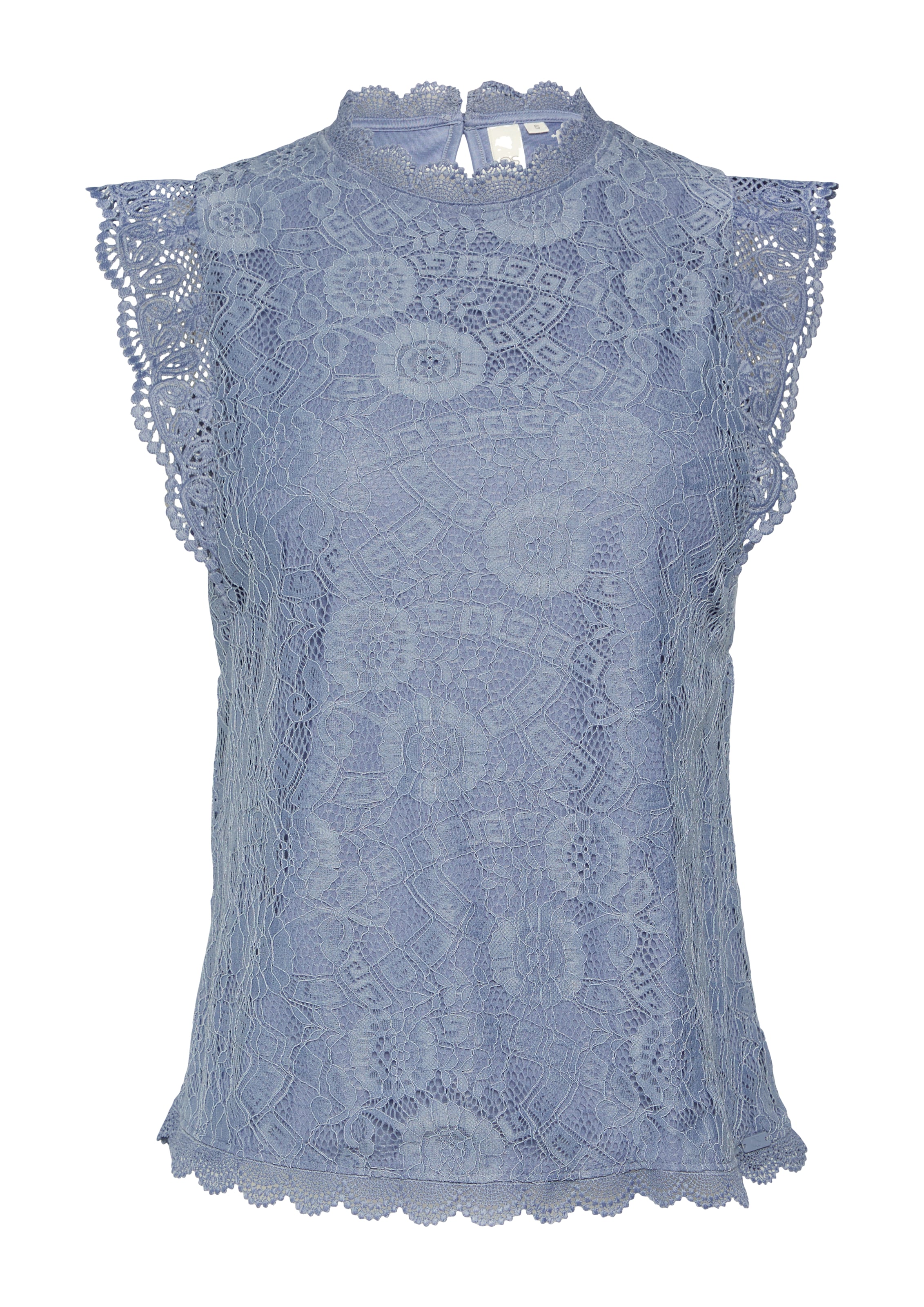 QS Bluse in Blau: Vorderseite