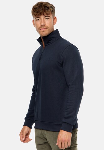 INDICODE JEANS Sweatshirt 'Brandt' in Blue