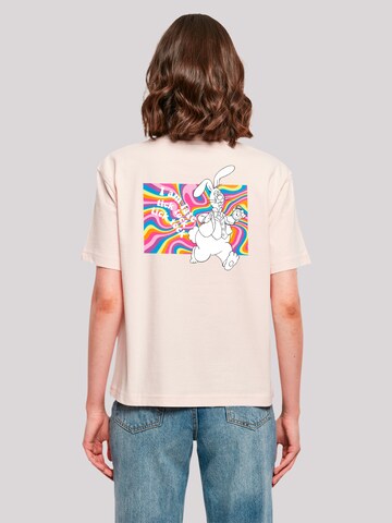 T-shirt 'Alice im Wunderland Uhr Hase Heroes of Childhood' F4NT4STIC en rose
