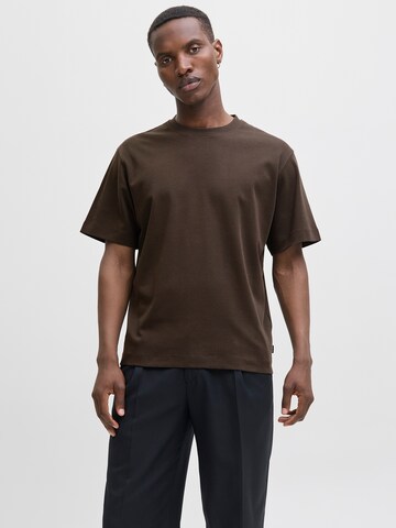 Maglietta 'JJEUrban Edge' di JACK & JONES in marrone: frontale