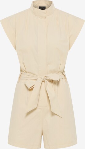 DreiMaster Klassik Jumpsuit in Beige: voorkant