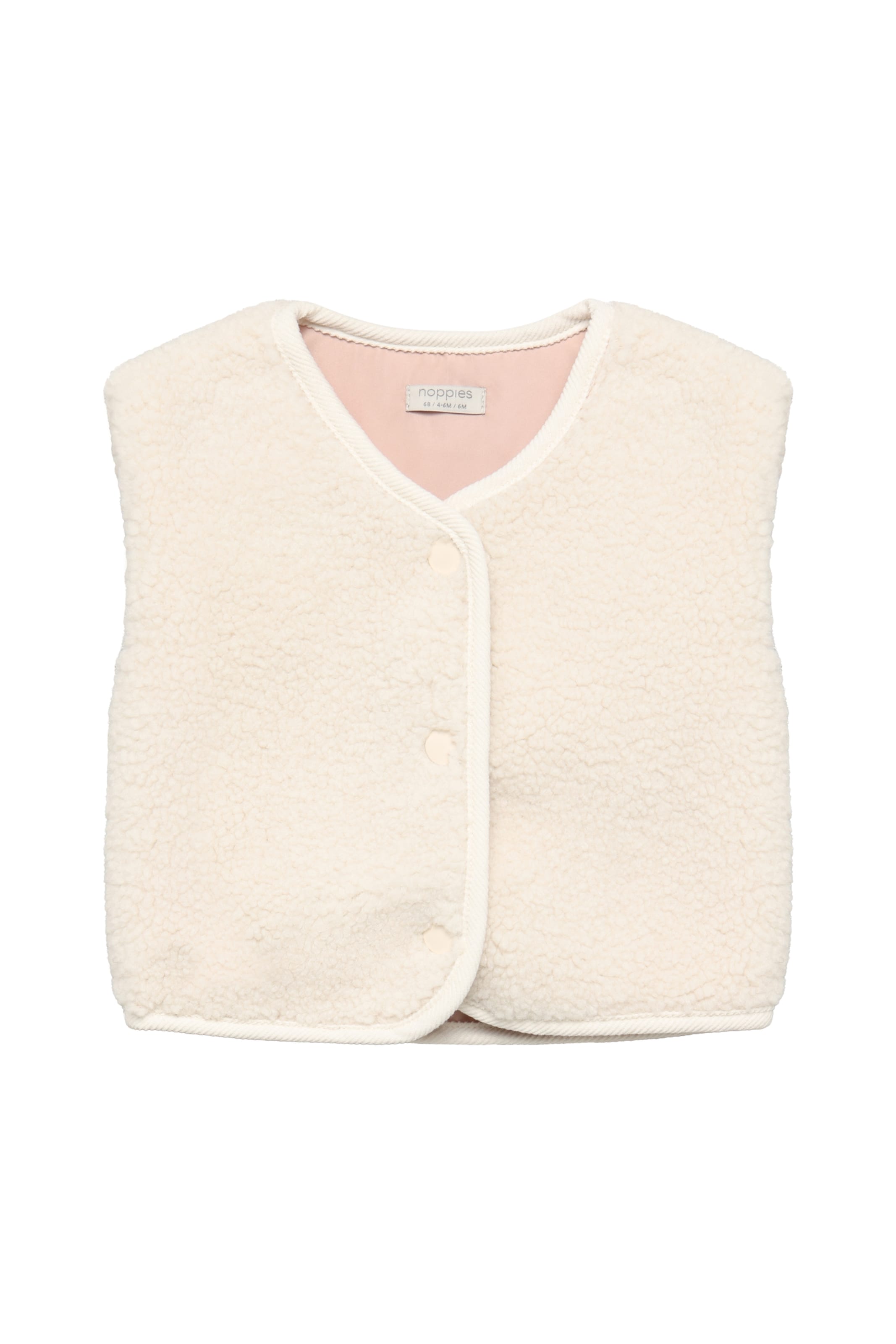 Noppies Bodywarmer in Beige: voorkant