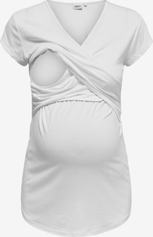 Only Maternity Top in White