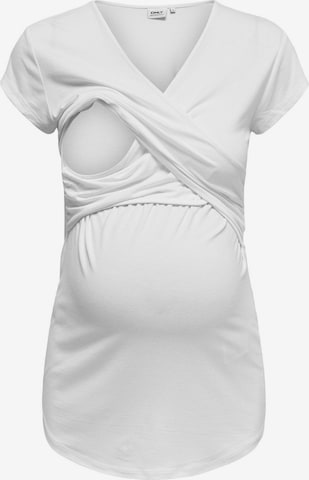 Only Maternity Top in White