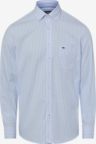 FYNCH-HATTON Regular Fit Hemd in Blau: Vorderseite