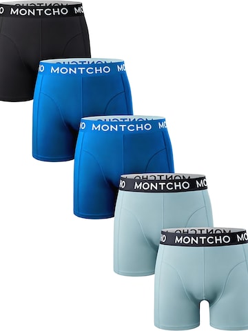 Montcho Boxershorts 'Dazzle' in Blauw: voorkant