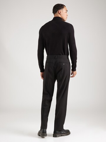 Guido Maria Kretschmer Men Regular Pants 'Fabian' in Black: back